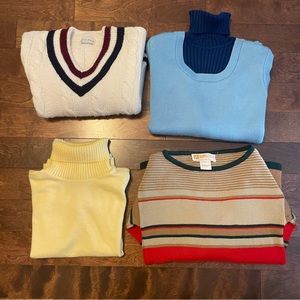 Vintage 1960s/1970s Knit Sweater Bundle